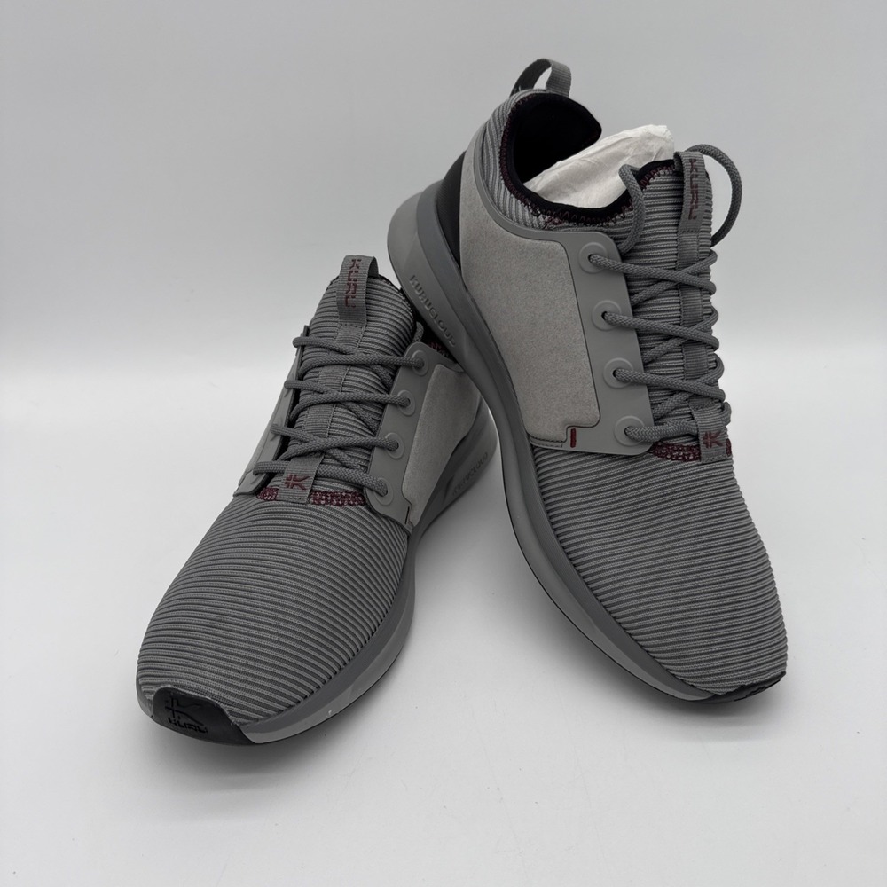 Kuru‎ Atom Men's Size 11 Storm Gray Black Athletic Walking Comfort Shoes NWB!